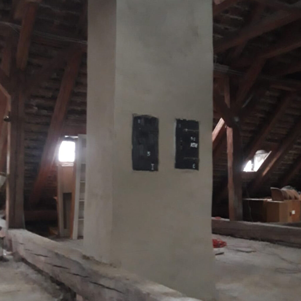 Fangwangen verputzen